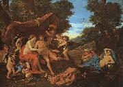 Nicolas Poussin Mars and Venus oil painting artist